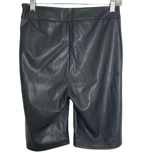 Love Tree Shorts Womens Small Polyurethane Black Stretch - Picture 2 of 5